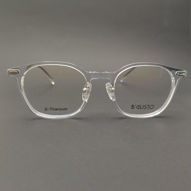 B'GUSTO EXEC 10. C1 TRANSPARENT TITANIUM FRAME